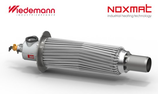 A typical Wiedemann burner for the aluminum industry, which will soon be produced by NOXMAT.